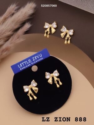 ZURI-888 Anti Tarnish Imported Earrings - Kiyu ziyu By Anjni Creation