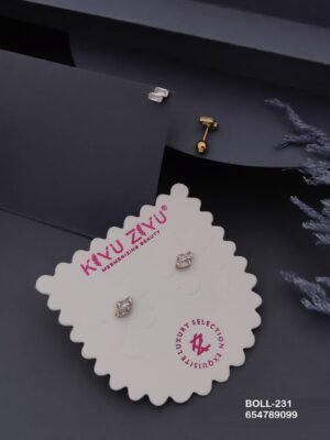 BOLL-231 Anti-Tarnish Stainless Steel Boll Back Studs - Kiyu ziyu By Anjni Creation