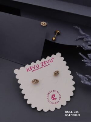 BOLL-244 Anti-Tarnish Stainless Steel Boll Back Studs - Kiyu ziyu By Anjni Creation