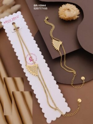 BR-10944 Anti-Tarnish Stainless Steel Chain Bracelets - Kiyu ziyu By Anjni Creation