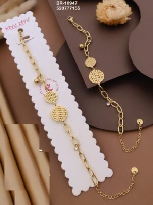 BR-10947 Anti-Tarnish Stainless Steel Chain Bracelets - Kiyu ziyu By Anjni Creation
