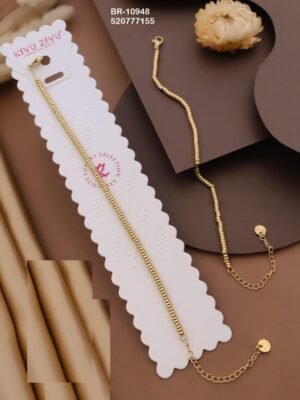 BR-10948 Anti-Tarnish Stainless Steel Chain Bracelets - Kiyu ziyu By Anjni Creation