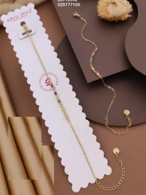 BR-10952 Anti-Tarnish Stainless Steel Chain Bracelets - Kiyu ziyu By Anjni Creation