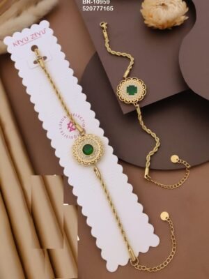 BR-10959 Anti-Tarnish Stainless Steel Chain Bracelets - Kiyu ziyu By Anjni Creation