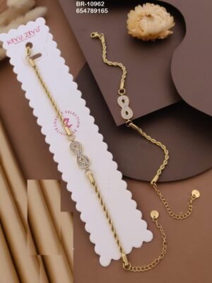 BR-10962 Anti-Tarnish Stainless Steel Chain Bracelets - Kiyu ziyu By Anjni Creation
