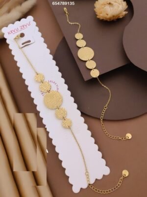 BR-10966 Anti-Tarnish Stainless Steel Chain Bracelets - Kiyu ziyu By Anjni Creation