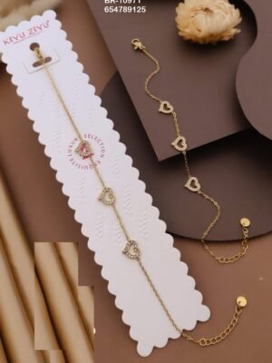 BR-10971 Anti-Tarnish Stainless Steel Chain Bracelets - Kiyu ziyu By Anjni Creation