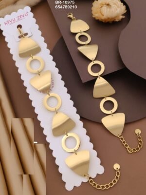 BR-10975 Anti-Tarnish Stainless Steel Chain Bracelets - Kiyu ziyu By Anjni Creation