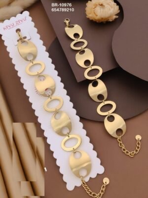 BR-10976 Anti-Tarnish Stainless Steel Chain Bracelets - Kiyu ziyu By Anjni Creation