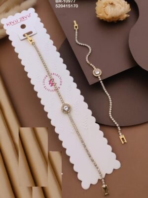 BR-10977 Anti-Tarnish Stainless Steel Chain Bracelets - Kiyu ziyu By Anjni Creation