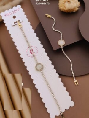 BR-10978 Anti-Tarnish Stainless Steel Chain Bracelets - Kiyu ziyu By Anjni Creation