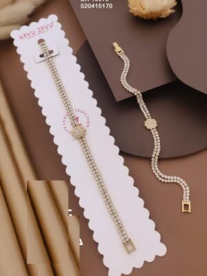 BR-10979 Anti-Tarnish Stainless Steel Chain Bracelets - Kiyu ziyu By Anjni Creation