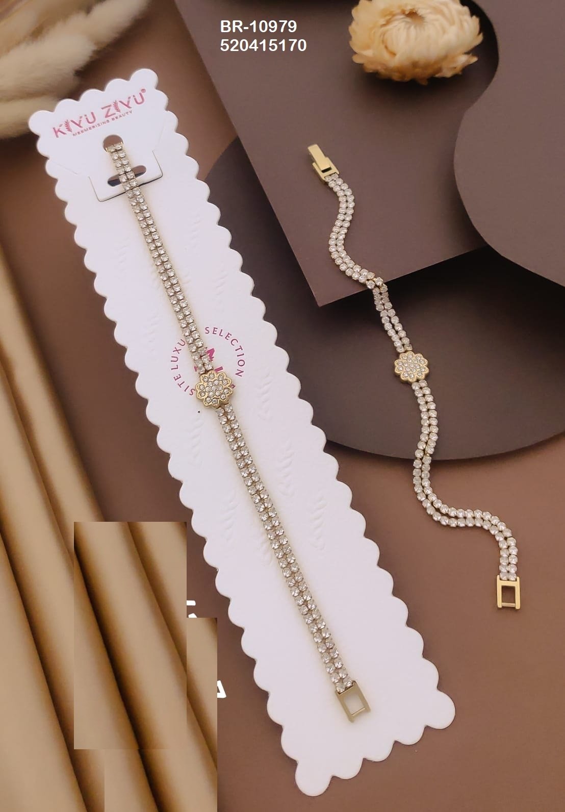 BR-10979 Anti-Tarnish Stainless Steel Chain Bracelets - Kiyu ziyu By Anjni Creation