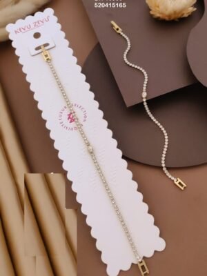 BR-10980 Anti-Tarnish Stainless Steel Chain Bracelets - Kiyu ziyu By Anjni Creation