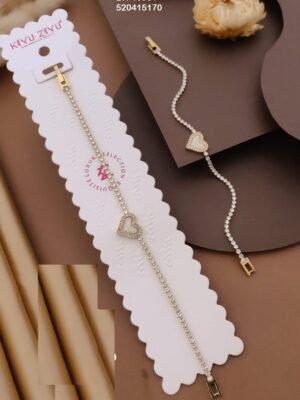 BR-10981 Anti-Tarnish Stainless Steel Chain Bracelets - Kiyu ziyu By Anjni Creation