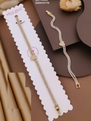 BR-10982 Anti-Tarnish Stainless Steel Chain Bracelets - Kiyu ziyu By Anjni Creation
