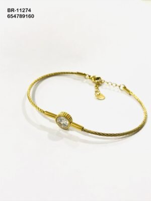 BR-11274 Anti-Tarnish Stainless Steel Bracelet - Kiyu ziyu By Anjni Creation