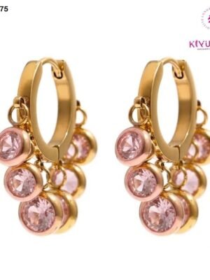 ER-11043 Anti-Tarnish Stainless Steel Earrings - Kiyu ziyu By Anjni Creation