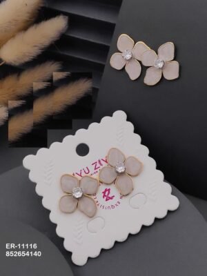 ER-11116 Anti-Tarnish Stainless Steel Earrings - Kiyu ziyu By Anjni Creation