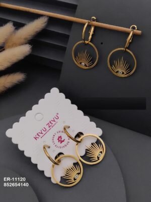 ER-11120 Anti-Tarnish Stainless Steel Earrings - Kiyu ziyu By Anjni Creation