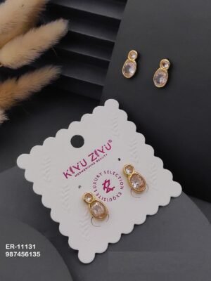 ER-11131 Anti-Tarnish Stainless Steel Earrings - Kiyu ziyu By Anjni Creation