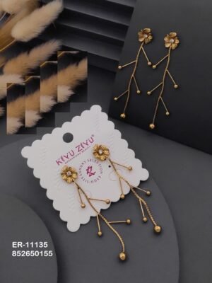 ER-11135 Anti-Tarnish Stainless Steel Earrings - Kiyu ziyu By Anjni Creation