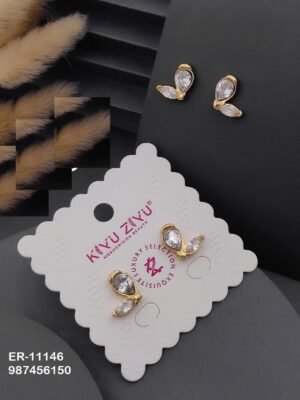 ER-11146 Anti-Tarnish Stainless Steel Earrings - Kiyu ziyu By Anjni Creation