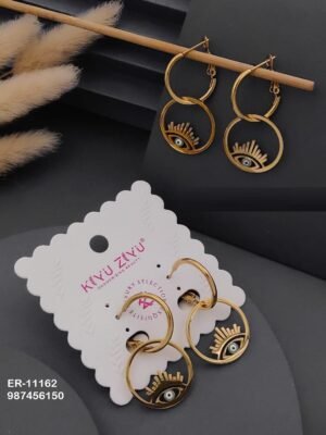 ER-11162 Anti-Tarnish Stainless Steel Earrings - Kiyu ziyu By Anjni Creation
