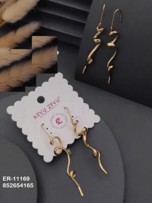 ER-11169 Anti-Tarnish Stainless Steel Earrings - Kiyu ziyu By Anjni Creation