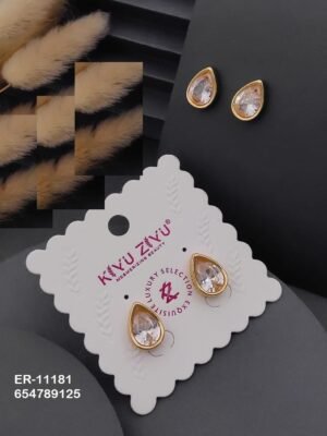 ER-11181 Anti-Tarnish Stainless Steel Earrings - Kiyu ziyu By Anjni Creation