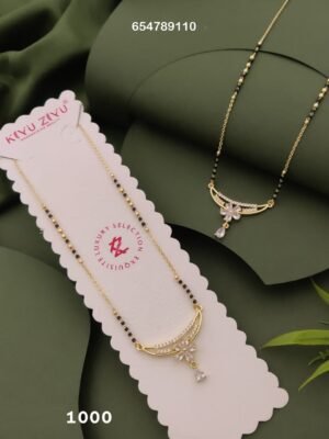 MS-1000 Anti-Tarnish Imported Mangalsutra - Kiyu ziyu By Anjni Creation