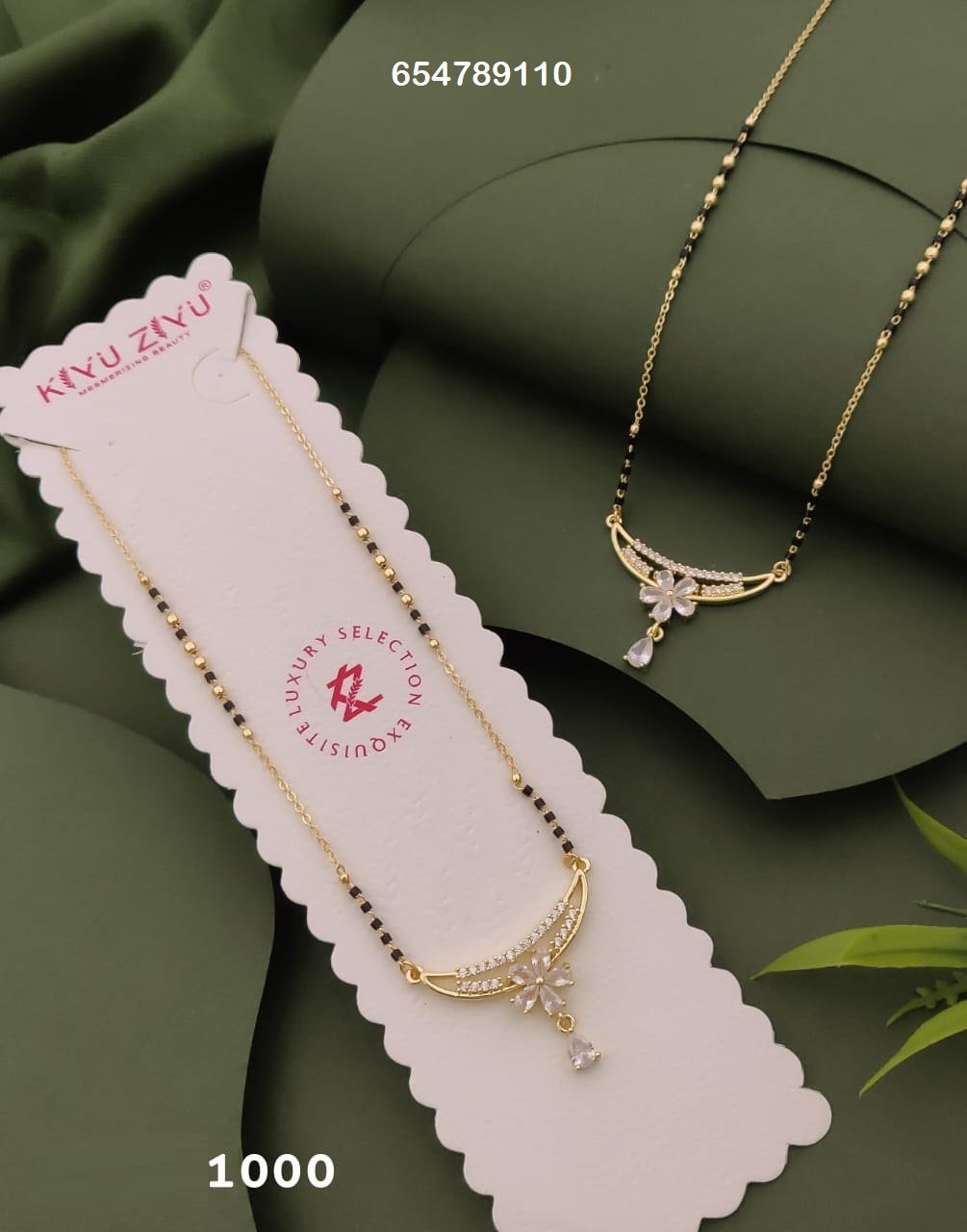 MS-1000 Anti-Tarnish Imported Mangalsutra - Kiyu ziyu By Anjni Creation