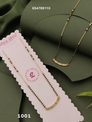 MS-1001 Anti-Tarnish Imported Mangalsutra - Kiyu ziyu By Anjni Creation