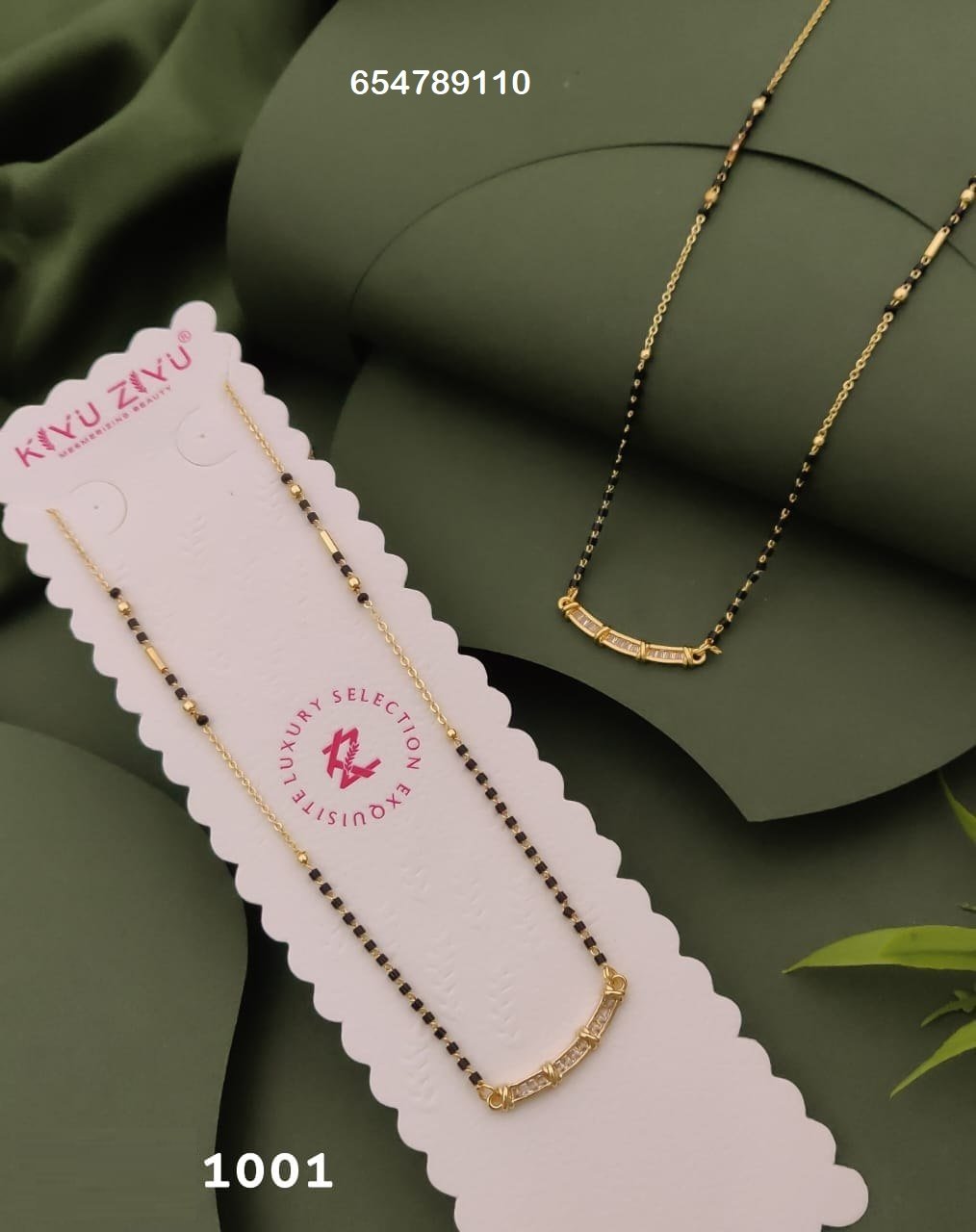 MS-1001 Anti-Tarnish Imported Mangalsutra - Kiyu ziyu By Anjni Creation