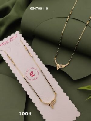 MS-1004 Anti-Tarnish Imported Mangalsutra - Kiyu ziyu By Anjni Creation