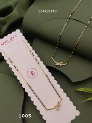 MS-1005 Anti-Tarnish Imported Mangalsutra - Kiyu ziyu By Anjni Creation