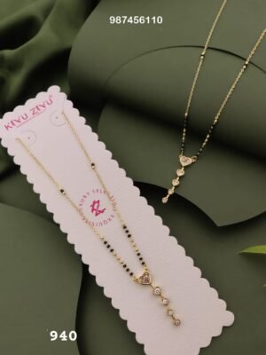 MS-940 Anti-Tarnish Imported Mangalsutra - Kiyu ziyu By Anjni Creation