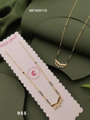 MS-955 Anti-Tarnish Imported Mangalsutra - Kiyu ziyu By Anjni Creation