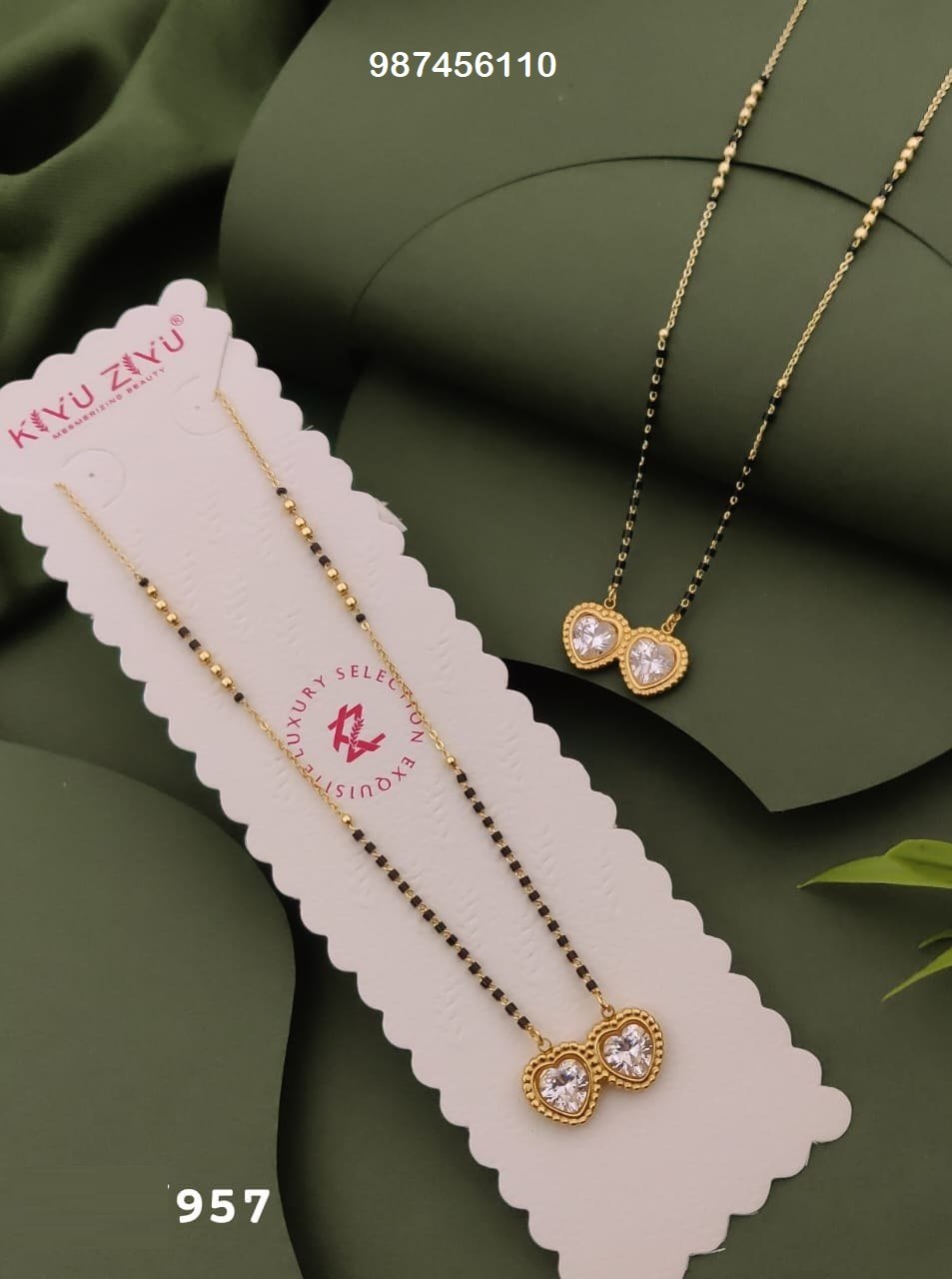 MS-957 Anti-Tarnish Imported Mangalsutra - Kiyu ziyu By Anjni Creation