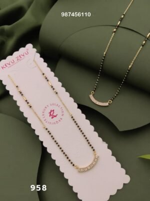 MS-958 Anti-Tarnish Imported Mangalsutra - Kiyu ziyu By Anjni Creation