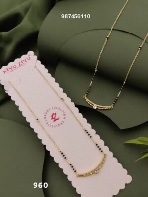 MS-960 Anti-Tarnish Imported Mangalsutra - Kiyu ziyu By Anjni Creation