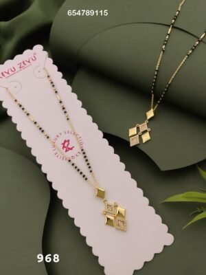 MS-968 Anti-Tarnish Imported Mangalsutra - Kiyu ziyu By Anjni Creation
