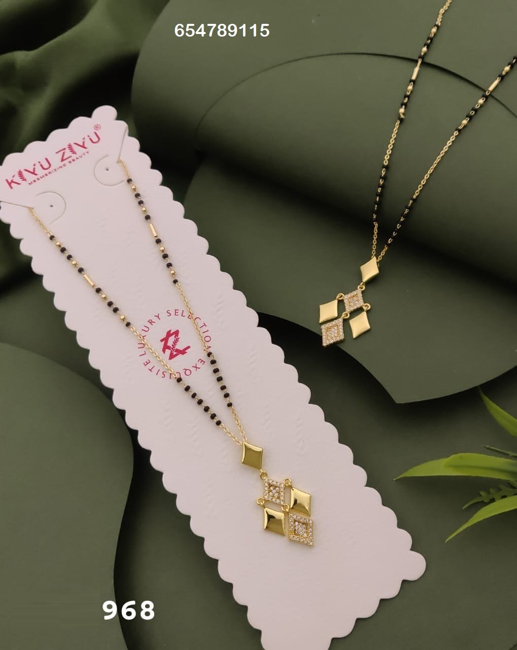 MS-968 Anti-Tarnish Imported Mangalsutra - Kiyu ziyu By Anjni Creation