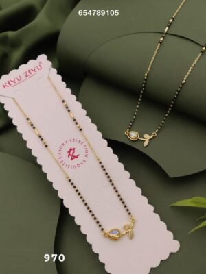 MS-970 Anti-Tarnish Imported Mangalsutra - Kiyu ziyu By Anjni Creation