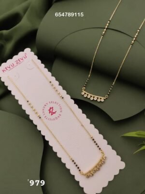 MS-979 Anti-Tarnish Imported Mangalsutra - Kiyu ziyu By Anjni Creation