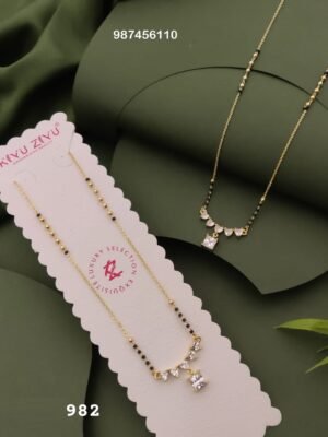 MS-982 Anti-Tarnish Imported Mangalsutra - Kiyu ziyu By Anjni Creation