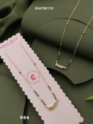MS-984 Anti-Tarnish Imported Mangalsutra - Kiyu ziyu By Anjni Creation