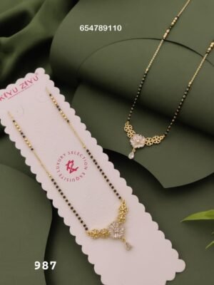 MS-987 Anti-Tarnish Imported Mangalsutra - Kiyu ziyu By Anjni Creation