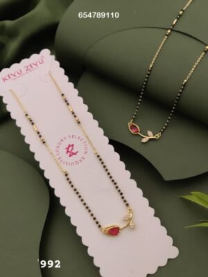 MS-992 Anti-Tarnish Imported Mangalsutra - Kiyu ziyu By Anjni Creation
