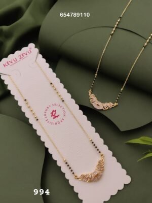 MS-994 Anti-Tarnish Imported Mangalsutra - Kiyu ziyu By Anjni Creation
